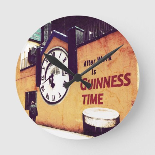 Guinness Time Pocket Watch Round Clock