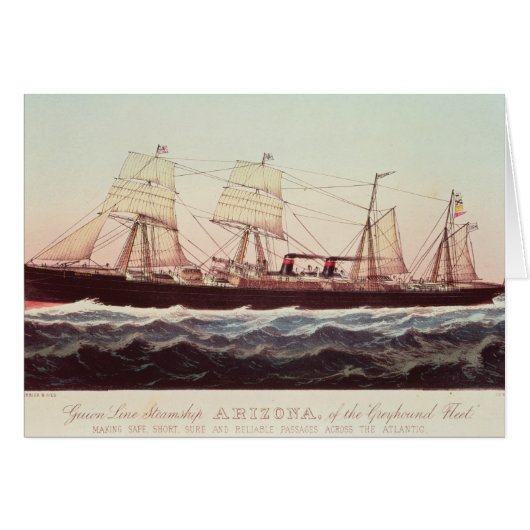 Guion Line Steamship Arizona (Front Horizontal)