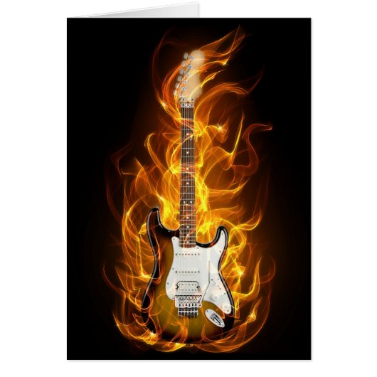 Guitair Flames Cards (Front)