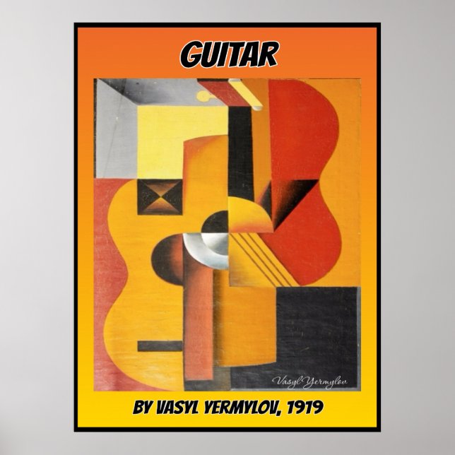 Guitar, 1919 poster (Front)