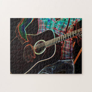 Guitar 1 11x14 252pc jpcna jigsaw puzzle