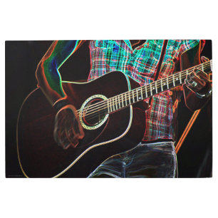 Guitar 1 36x24 (90x60cm) wamecna metal print