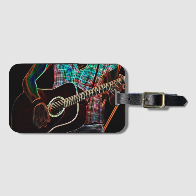 Guitar 1 bc ltm luggage tag (Front Horizontal)