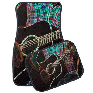 Guitar 1 cfmcnm car floor mat