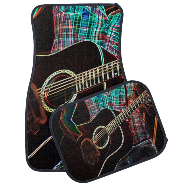Guitar 1 cfmcnm car floor mat (Set)