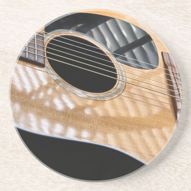GUITAR 1 DRINK COASTER (Front)