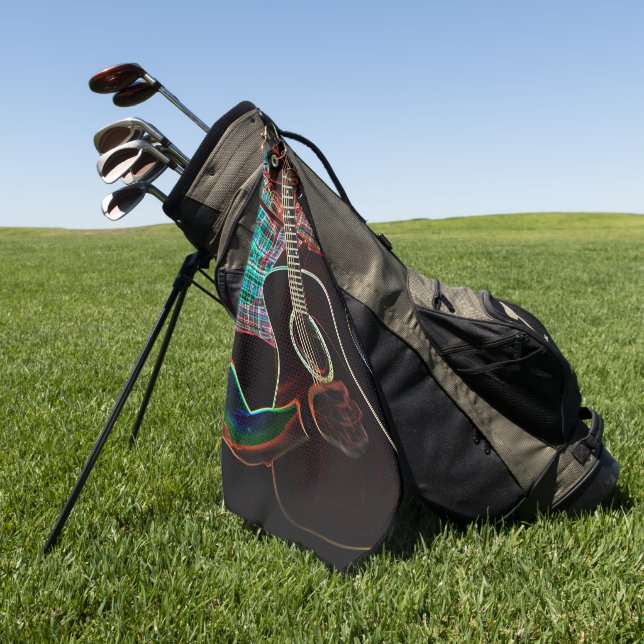 Guitar 1 gtcnm golf towel (Green)