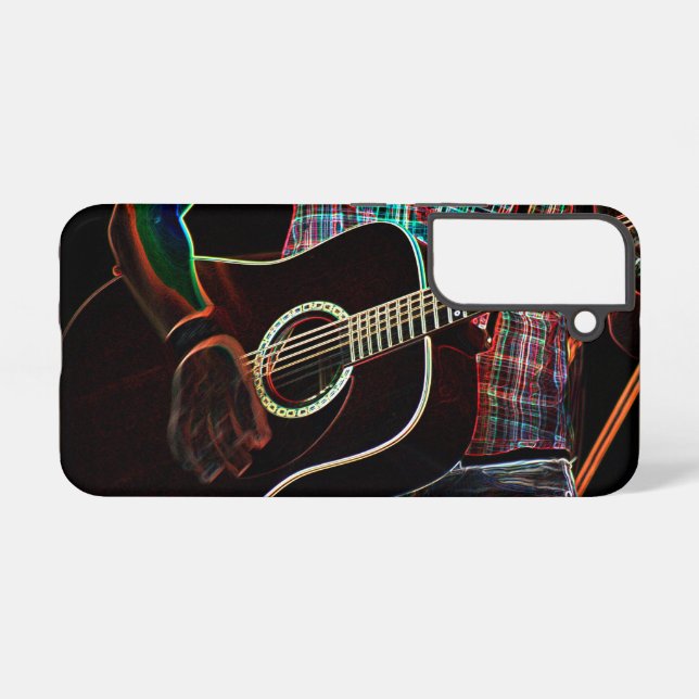 Guitar 1 sgcna samsung galaxy case (Back Horizontal)