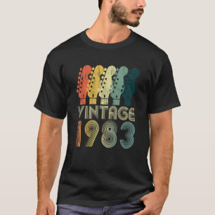 Guitar 39 Year Old Vintage 1983 T-Shirt