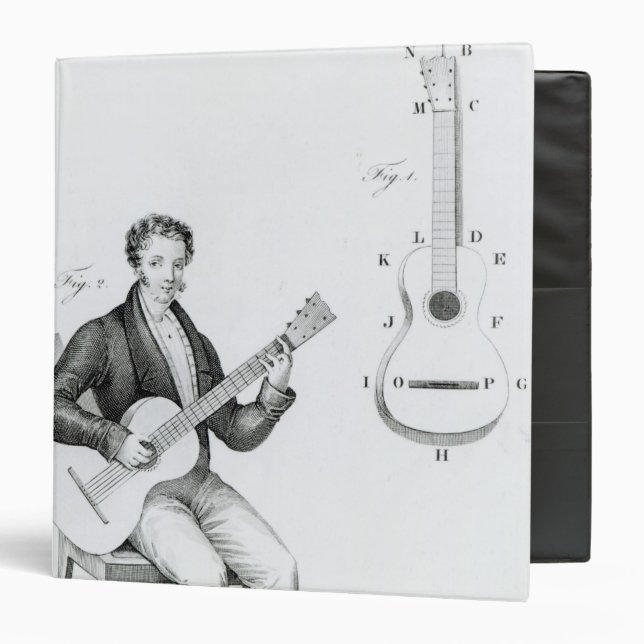 Guitar 3 Ring Binder (Front/Inside)