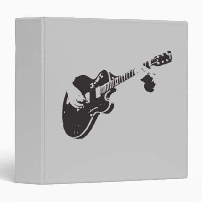 Guitar - 3 ring binder (Front/Spine)