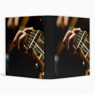 Guitar 3 Ring Binder