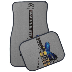 Guitar 4 cfmcnm car floor mat