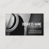 Guitar Acoustic Grunge Music Business card (Back)