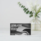 Guitar Acoustic Grunge Music Business card (Standing Front)