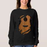 Guitar  Acoustic Music Guitarist Musician Sweatshirt