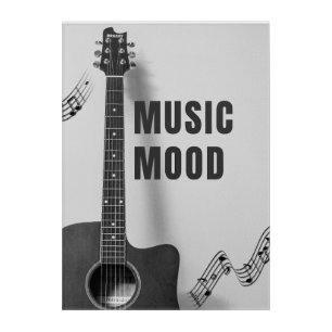 Guitar Acrylic Wall Art – Modern Music Lover