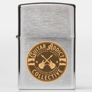 Guitar addict collective zippo lighter