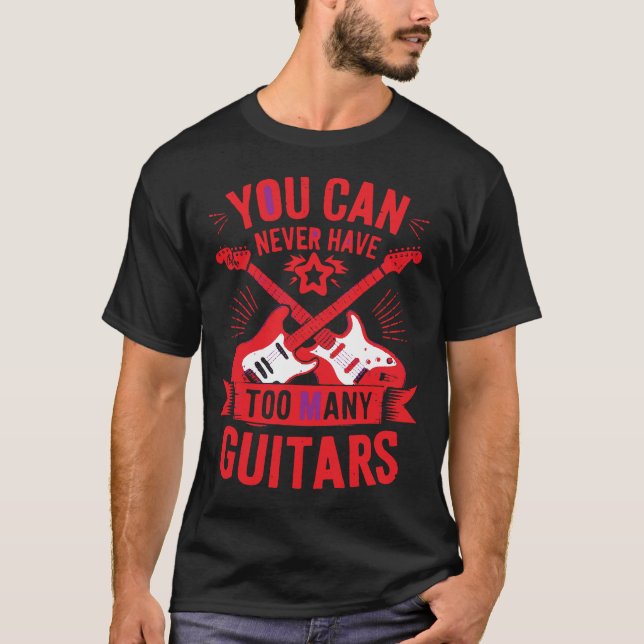 Guitar Addiction – Funny Tee for Six-String Fanati (Front)