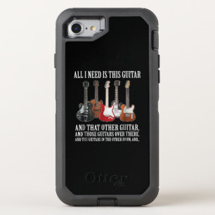 Guitar All I Need Is This Guitar Any Musician OtterBox Defender iPhone SE/8/7 Case