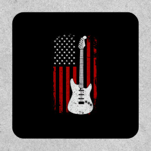 Guitar American US Flag Music Player Electric Guit Patch
