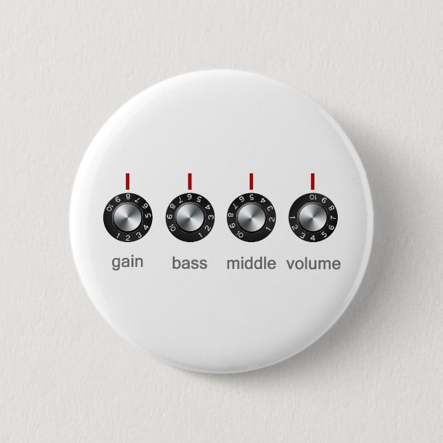 Guitar Amp Knobs Button (Front)