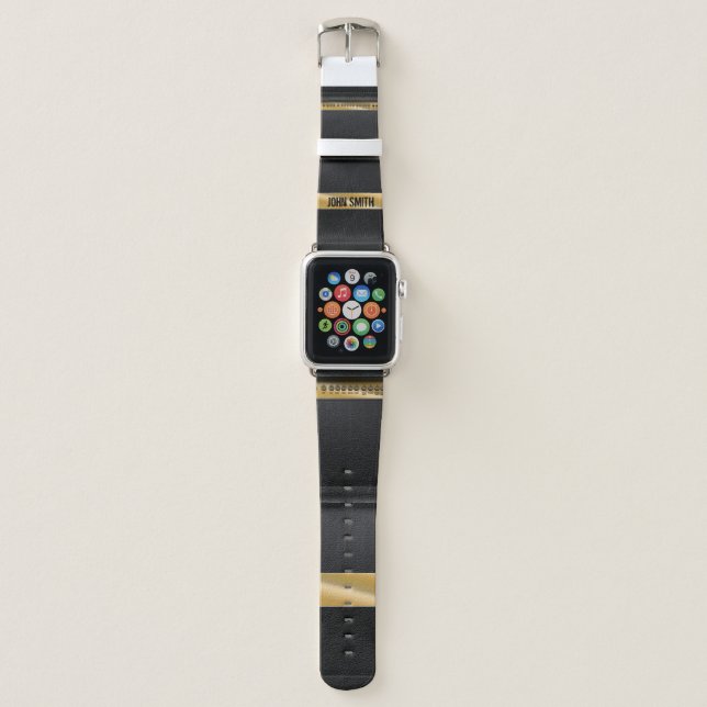 Guitar amp with custom name  apple watch band (Front)