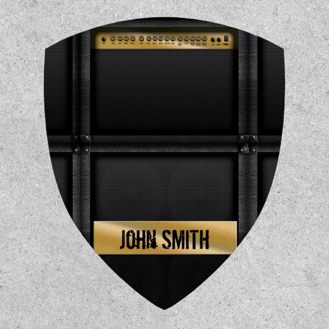 Guitar amp with custom name  patch (Front)