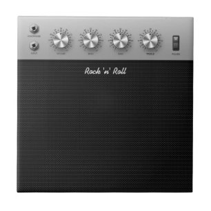 Guitar Amplifier Ceramic Tile