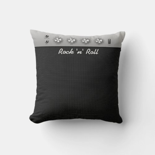 Guitar Amplifier Throw Pillow