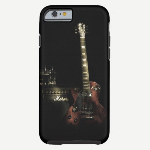 Guitar And Amp iPhone Tough Case