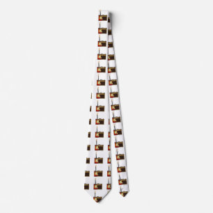 Guitar And Aplifier Neck Tie