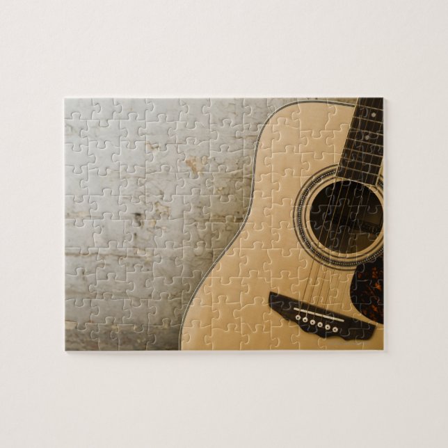 Guitar and Bricks Jigsaw Puzzle (Horizontal)
