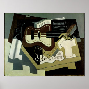 Guitar and Clarinet, 1920 Poster
