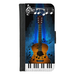 Guitar and Keyboard Music iPhone 8/7 Wallet Case