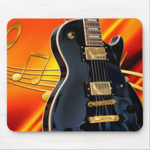 Guitar and Notes Mouse Pad