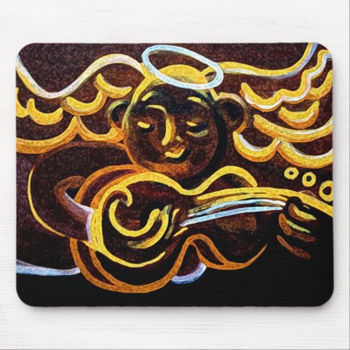 guitar angel mouse pad
