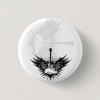 guitar angel pinback button