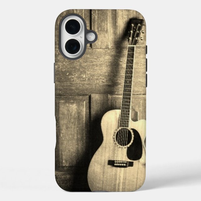 Guitar Apple Phone Case (Back)