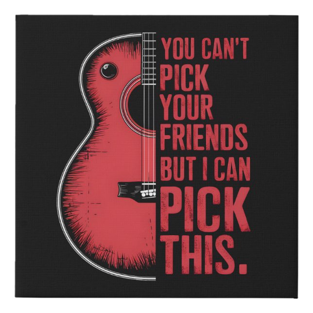 GUITAR ART CANVAS PRINT (Front)