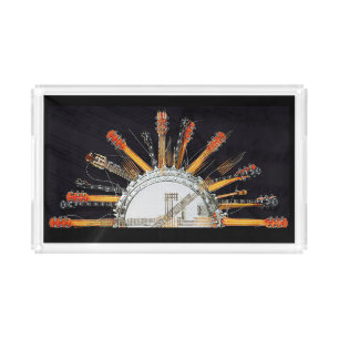 GUITAR ART---GUITAR STRINGS IN THE SUN ACRYLIC TRAY