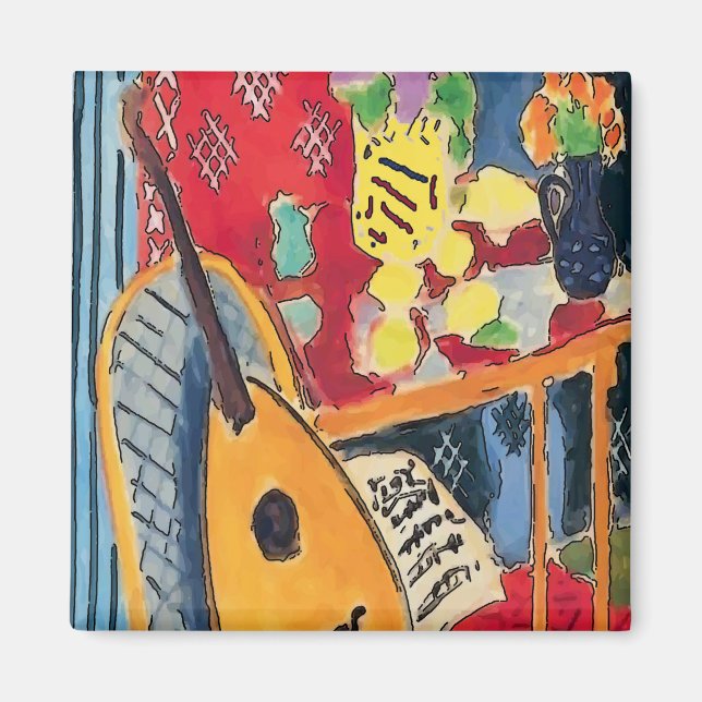 Guitar Art Magnet (Front)