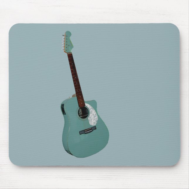 Guitar art print mouse pad (Front)