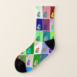 Guitar Art Summer socks