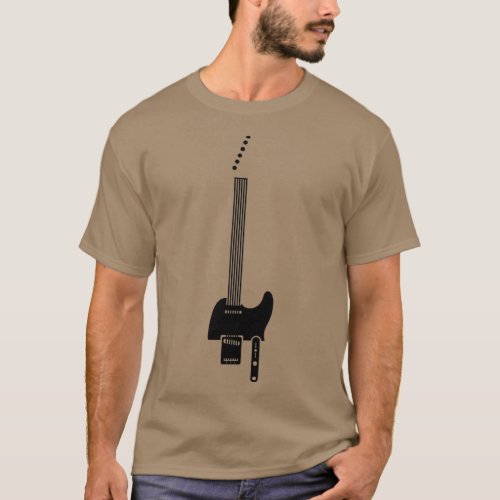 Guitar Art Telecaster T_Shirt