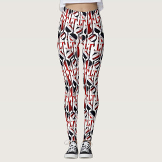 Guitar Art - Union Jack British England UK Flag Leggings
