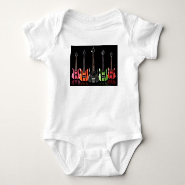 guitar baby bodysuit (Front)