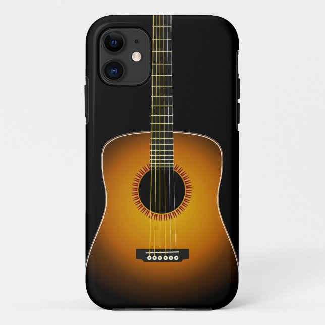 Guitar Background iPhone 5 Cover (Back)