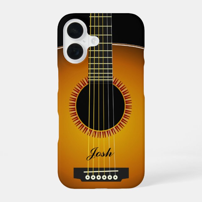 Guitar Background Texture Iphone Case (Back)