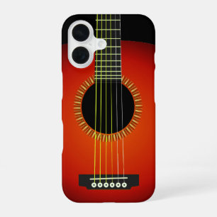 Guitar Background Texture iPhone 16 Case